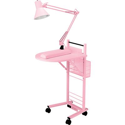 シンプリーネイルワゴン ライト付き ピンク【メーカー直送】【お取り寄せ】