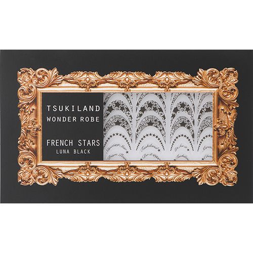 【TSUKILAND WONDER ROBE】ラインフィルム フレンチスターズ LUNA BLACK【お取り寄せ】【ゆうパケット】