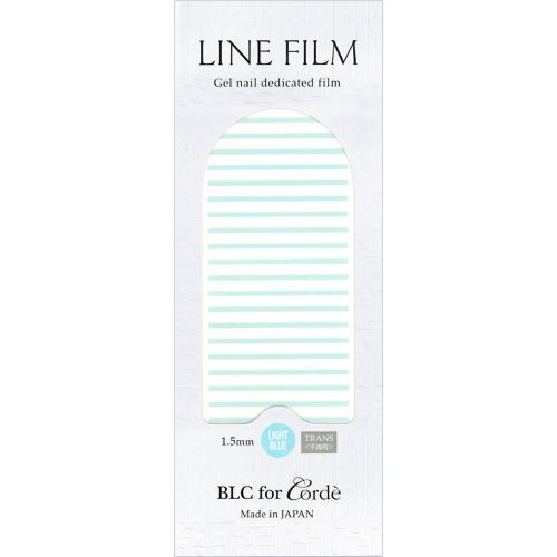 ラインフィルム(TRANS/透明) ライトブルー 1.5mm【お取り寄せ】【ゆうパケット】