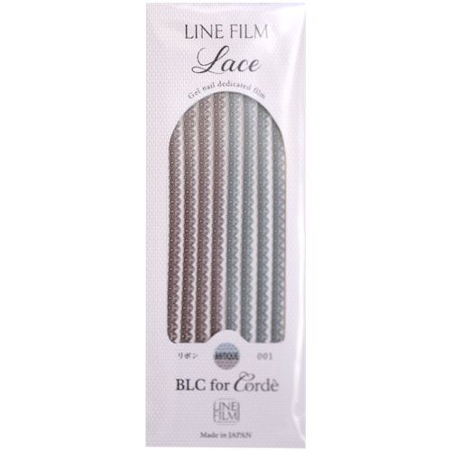 ラインフィルムLace レースリボン001 アンティーク【お取り寄せ】【ゆうパケット】