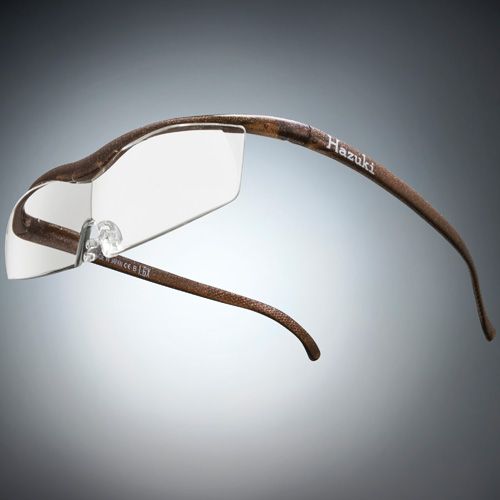 ●ハズキルーペ コンパクト クリアレンズ 1.85倍 ブラウン(ラメ入) [改良版]【お取り寄せ】