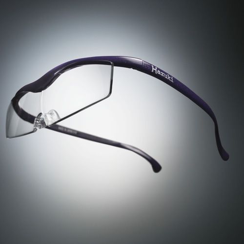 ●ハズキルーペ コンパクト クリアレンズ 1.6倍 紫(ラメ入) [改良版]【お取り寄せ】