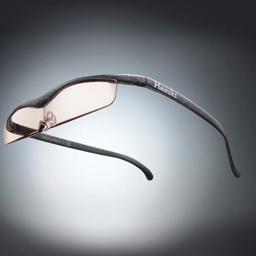 ●ハズキルーペ クール カラーレンズ 1.6倍 ブラックグレー(ラメ入) [改良版]【お取り寄せ】