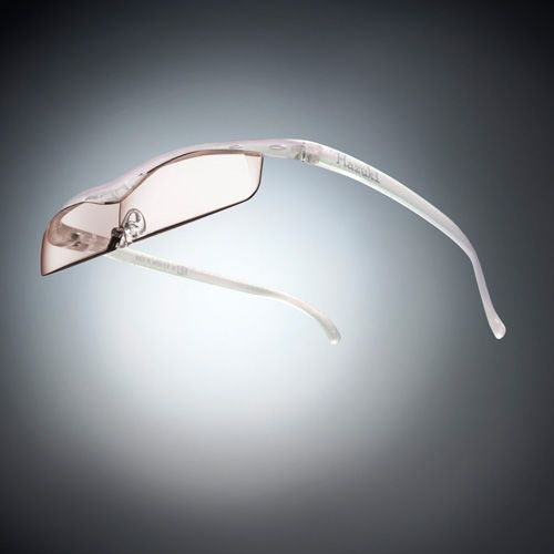 ●ハズキルーペ クール カラーレンズ 1.32倍 パール [改良版]【お取り寄せ】