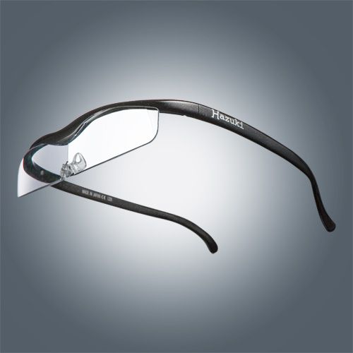 ●ハズキルーペ クール クリアレンズ 1.6倍 黒(ラメ入) [改良版]【お取り寄せ】