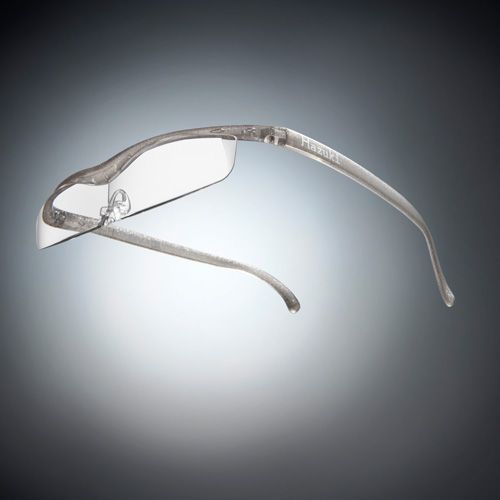 ●ハズキルーペ クール クリアレンズ 1.6倍 チタン(ラメ入) [改良版]【お取り寄せ】