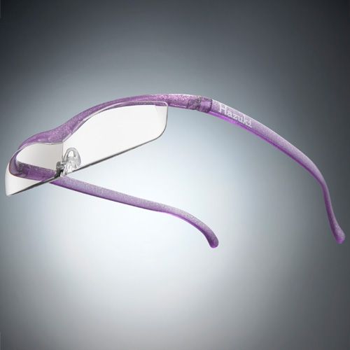 ●ハズキルーペ クール クリアレンズ 1.32倍 ニューパープル(ラメ入) [改良版]【お取り寄せ】