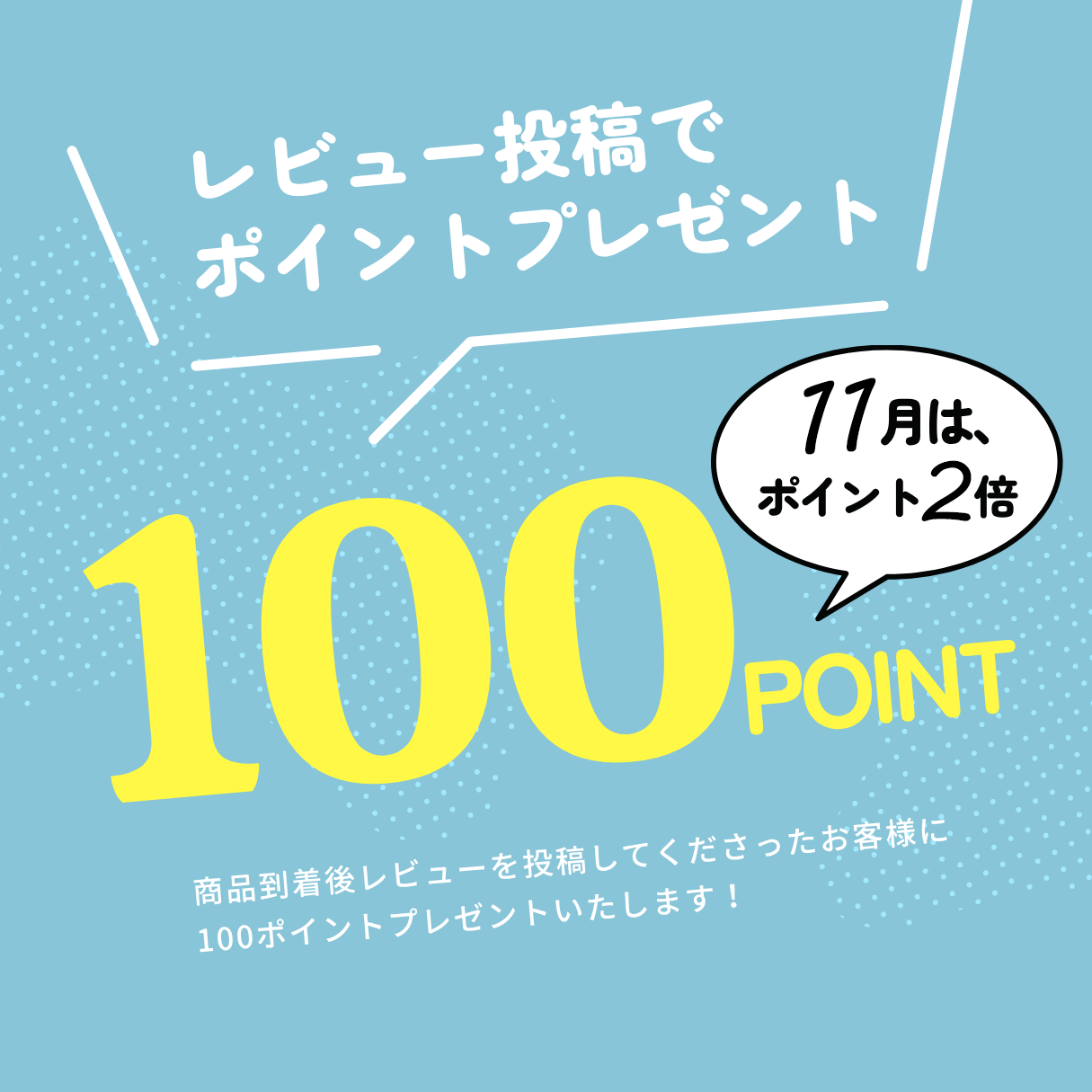 レビュー投稿100