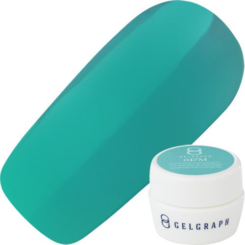 カラージェル5g 047M ターコイズブルー【お取り寄せ】【ゆうパケット】