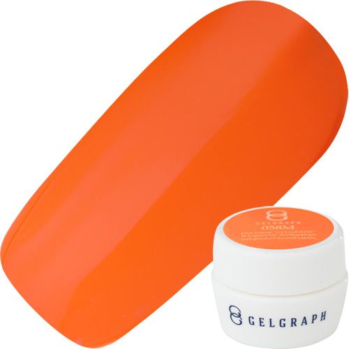 カラージェル5g 058M カンパリオレンジ【お取り寄せ】【ゆうパケット】