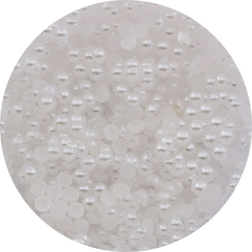 半球体パール ホワイト 1.5mm【ゆうパケット】