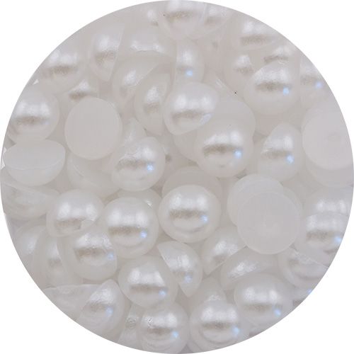 半球体パール ホワイト 4mm【ゆうパケット】