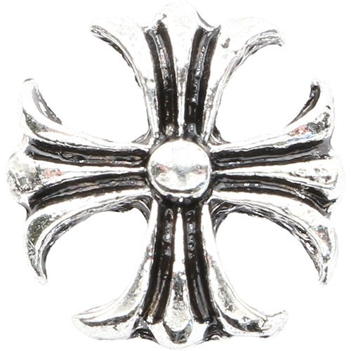 メタルパーツ スクエアクロス ミディアム シルバー【ゆうパケット】