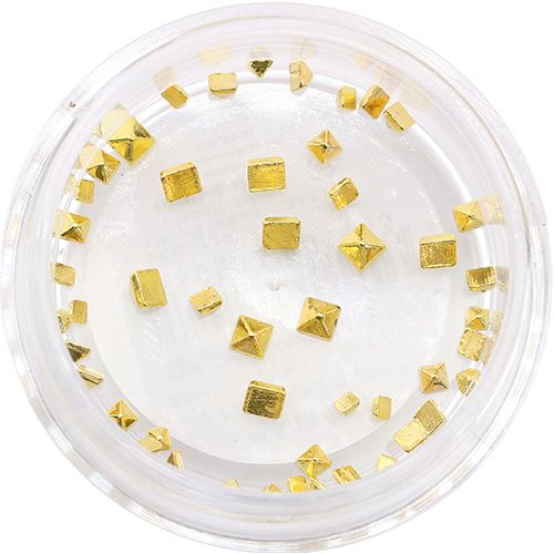 スクエアスタッズ ゴールド サイズMIX 約1mm/1.5mm/2mm【ゆうパケット】