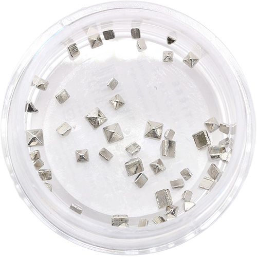 スクエアスタッズ シルバー サイズMIX 約1mm/1.5mm/2mm【ゆうパケット】