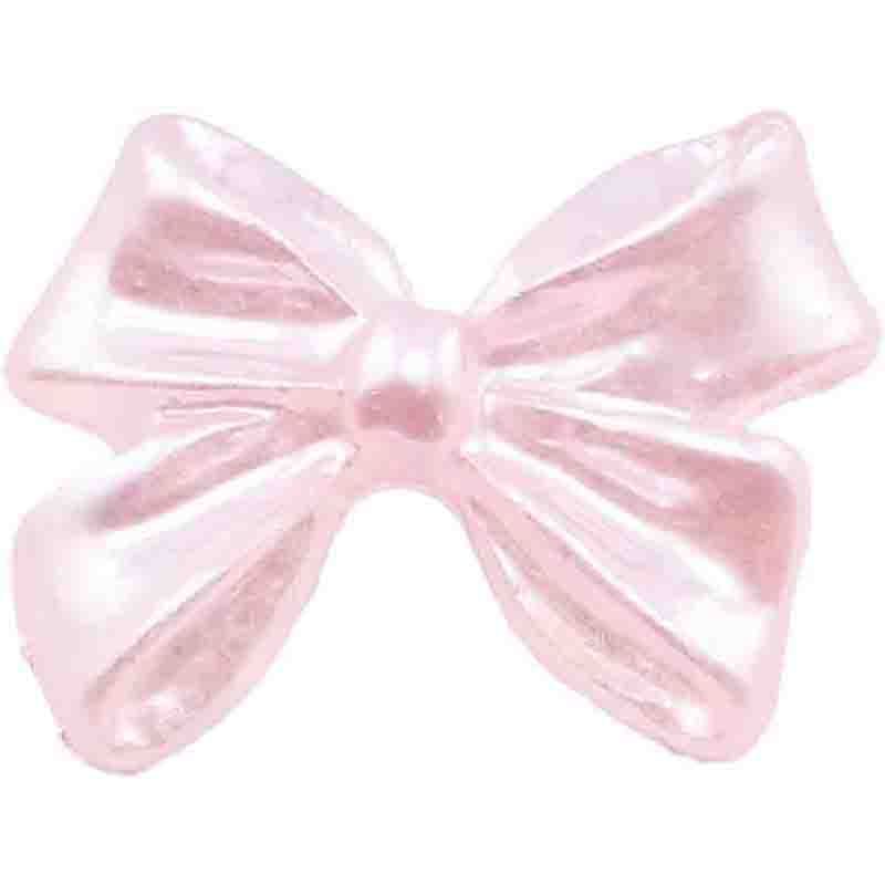3Dリボン ショート パールピンク【ゆうパケット】