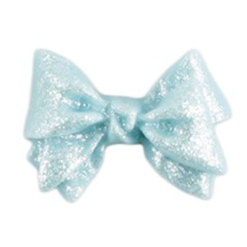 3Dリボン ショートパール ブルー【お取り寄せ】【ゆうパケット】