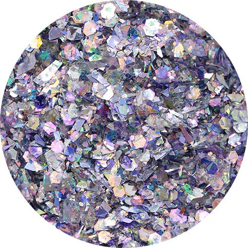 シャインMIXグリッター六角ホログラム入ライトブルー【お取り寄せ】【ゆうパケット】