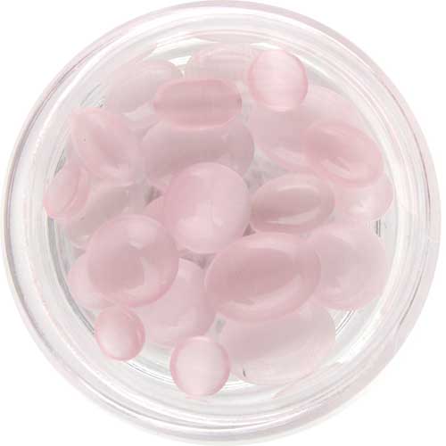 キャットアイ ストーン24粒 シアーピンク【お取り寄せ】【ゆうパケット】