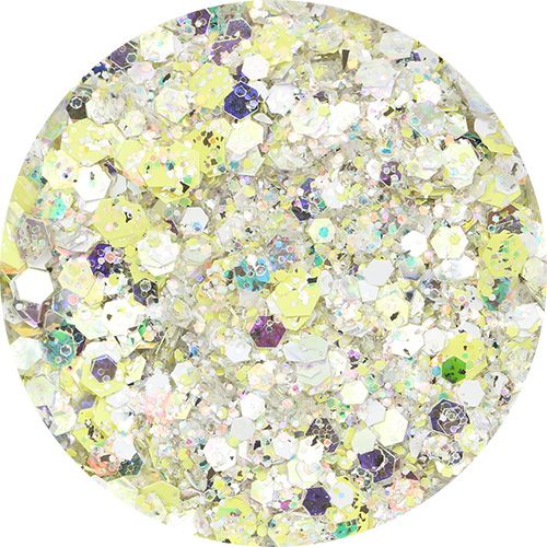 パステルMIXグリッター イエロー【お取り寄せ】【ゆうパケット】