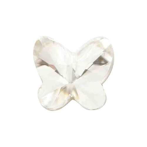 ガラスストーン バタフライ クリスタルクリアー 5 個 5×4.5(mm)【お取り寄せ】【ゆうパケット】