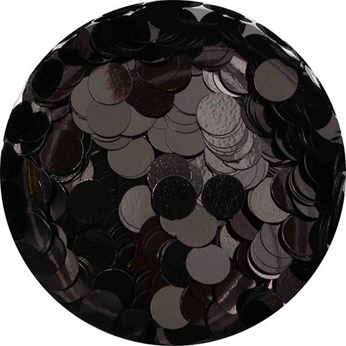 ラウンドホログラム ブラック 3mm【ゆうパケット】