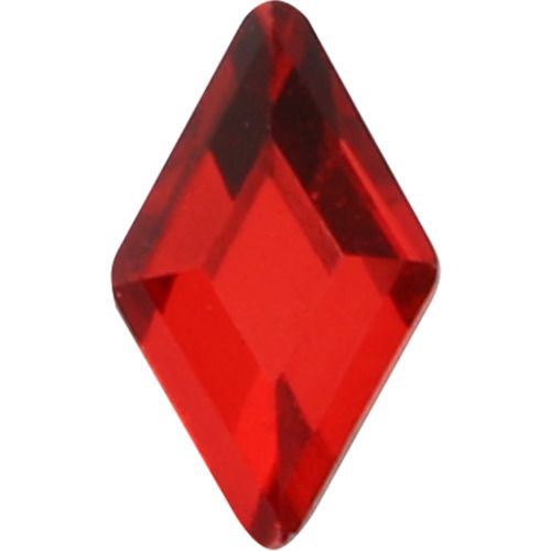 ガラスストーン ランバス レッド 5個 3×5(mm)【お取り寄せ】【ゆうパケット】