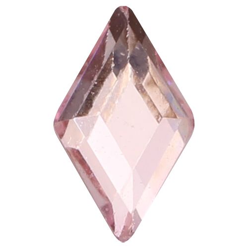 ガラスストーン ランバス ライトピンク 5個 4×6(mm)【お取り寄せ】【ゆうパケット】