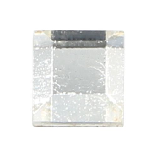 ガラスストーン スクエア クリスタルクリアー 5個 2×2(mm)【ゆうパケット】