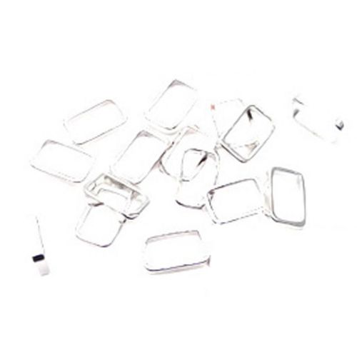 メタルフレーム エッジ レクタングルシルバー【お取り寄せ】【ゆうパケット】