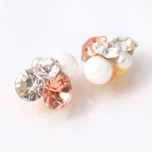 煌めきストーンRound S #3 L/Peach(ライトピーチ)【ゆうパケット】