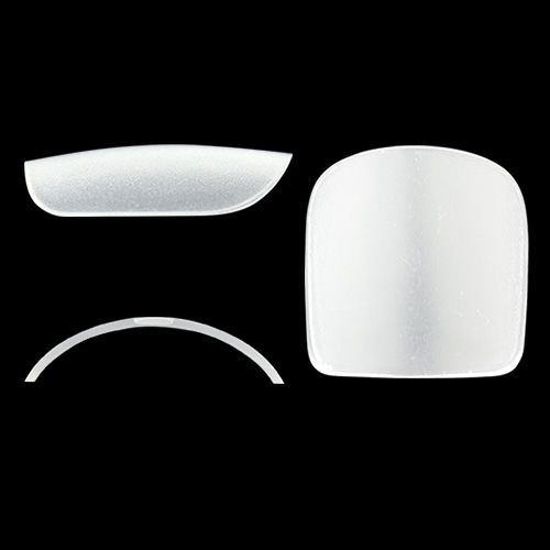 サロンアートチップスバイサイズ フロステッドクリア トーネイル #01【お取り寄せ】【ゆうパケット】