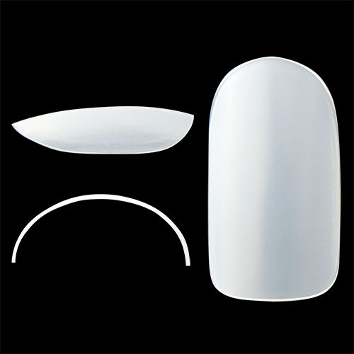 サロンアートチップス バイサイズ フロステッドクリア #2【お取り寄せ】【ゆうパケット】