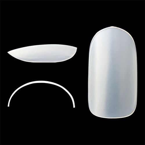 サロンアートチップス バイサイズ フロステッドクリア #4【ゆうパケット】