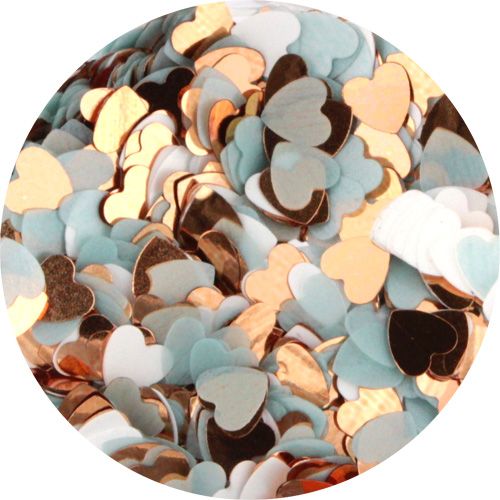 【キラキラハッピーホログラム】HG072 アンティークハーツ【ゆうパケット】