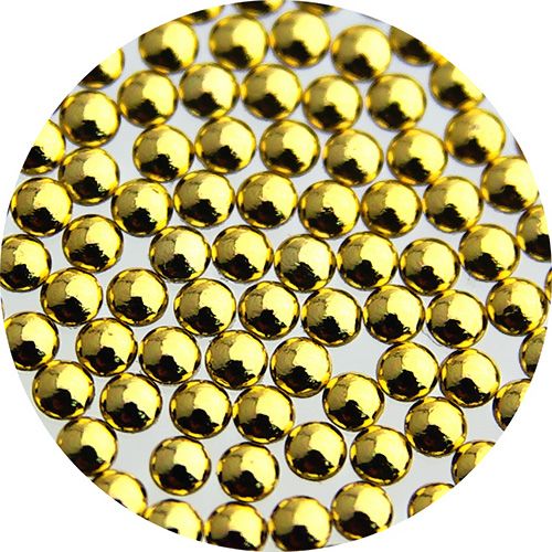 スタッズラウンド小粒 1.5mm ゴールド【ゆうパケット】