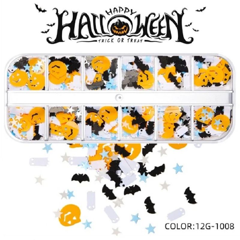 ハロウィンパーツSET　1008　おばけ&コウモリ【ゆうパケット】