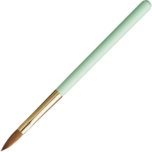 スカルプチュアブラシ グリーン(キャップ付)