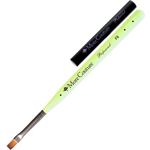 モアジェルブラシ フラット 8mm(キャップ付)【ゆうパケット】