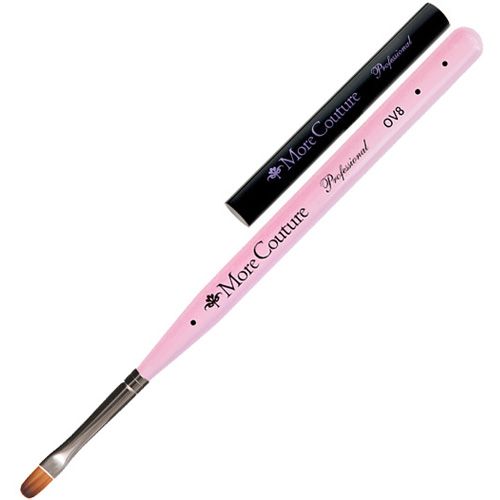 モアジェルブラシ オーバル 8mm(キャップ付)【ゆうパケット】