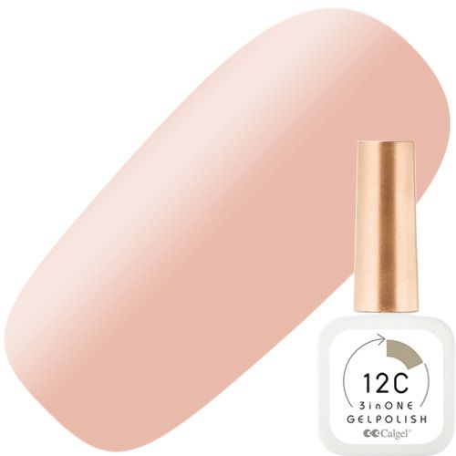 カルジェル 12C ノンワイプ スリーインワン ジェルポリッシュ8ml 04ピーチ ハー ヘア