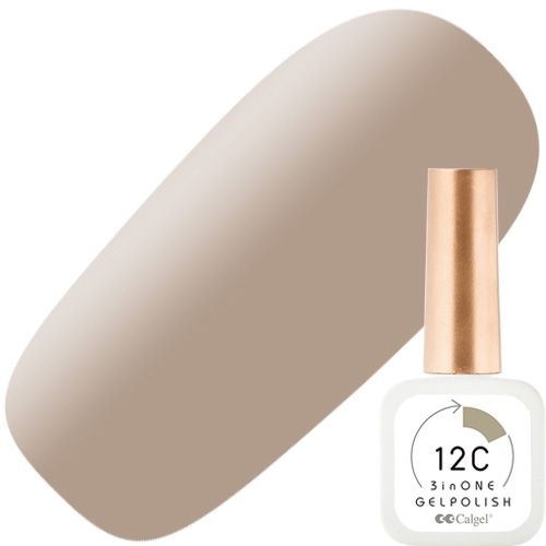 カルジェル 12C ノンワイプ スリーインワン ジェルポリッシュ8ml 11デザート イーズ ドギー【お取り寄せ】
