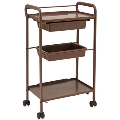 ワゴン NEW3段 ブラウン【メーカー直送】【お取り寄せ】