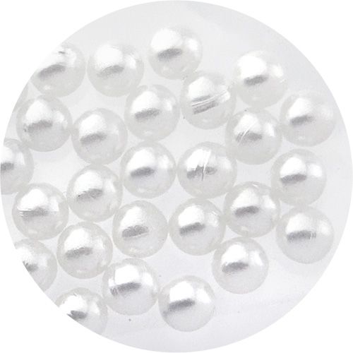 球型パールストーン 純白 3mm(約100粒)【ゆうパケット】