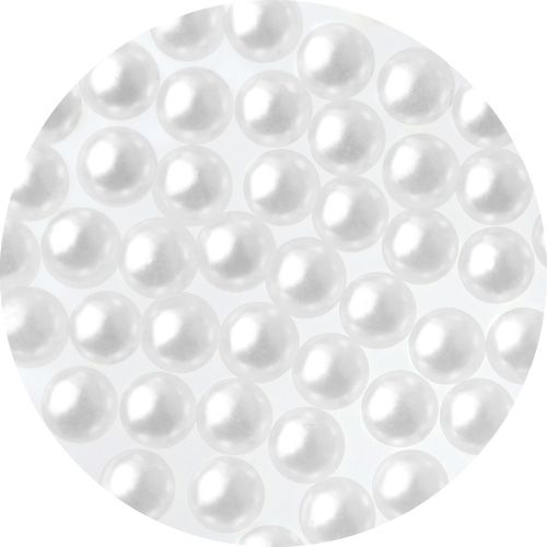 半球パールストーン ホワイト 4mm(約100粒)【ゆうパケット】
