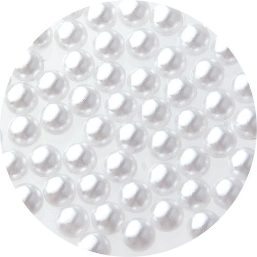 半球パールストーン ホワイト 5mm(約60粒)【ゆうパケット】