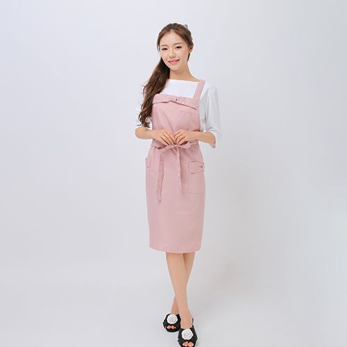 サロンワークエプロン(ピンクリボン)