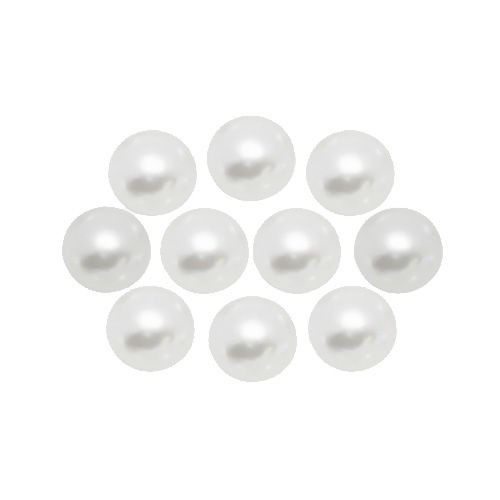 B404 プレミアムパール ラウンド ホワイト 3mm(10粒)【ゆうパケット】