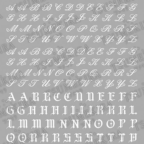 【es/Honey Chocoプロデュース】アルファベット ハートスター ホワイト【お取り寄せ】【ゆうパケット】