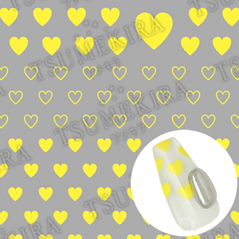 【es】MEGU NAIL プロデュース MEGUハート YELLOW【お取り寄せ】【ゆうパケット】